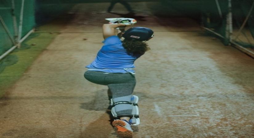 Taapsee Pannu goes 'down the line' for 'Shabaash Mithu' ( credit : Taapsee Pannu/instagram)