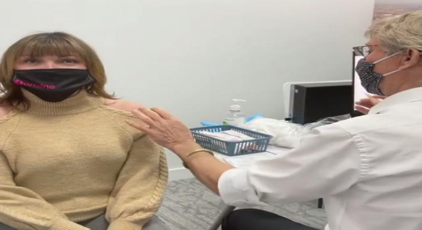 Lorraine Kelly trolled for sharing her Covid vaccine video (Credit: Instagram)
