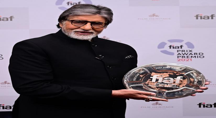 Big B 'deeply honoured' to receive 2021 FIAF Award. (Instagram)