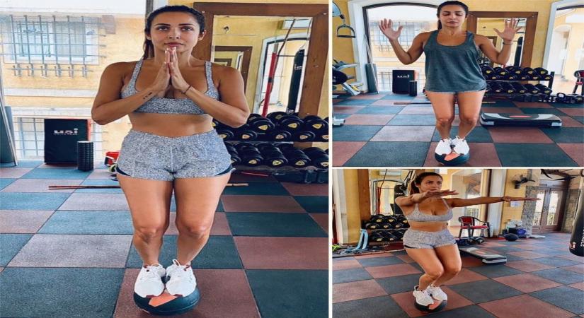 Malaika Arora aces the art of balancing