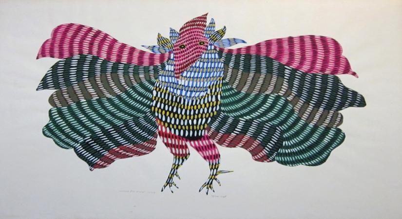 Jangarh Singh Shyam, Untitled,22x28 inches, Mixed Media on paper, 1995