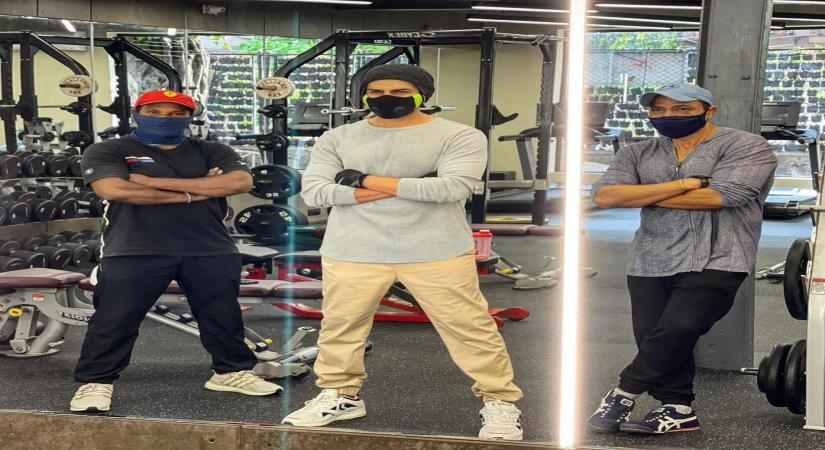 Kartik Aaryan gearing up for 'something big'.(photo:Instagram)