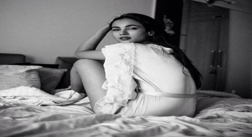 Actress Sonal Chauhan took to Instagram on Tuesday to post about love and relationships, with a black and white picture of herself.