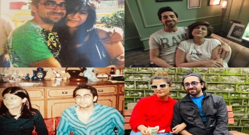 Ayushmann recalls falling for Tahira during class 12 boards.(photo:Instagram)