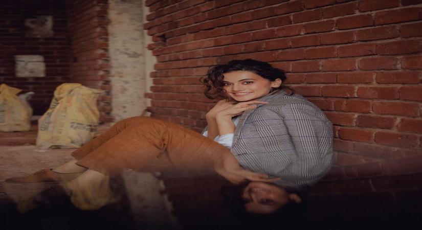 Taapsee,s mantra: Suit up, smile up, show up.(photo:instagram)