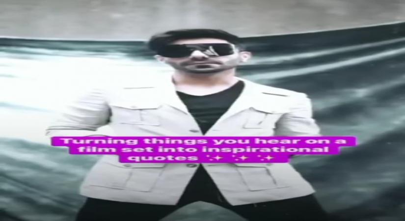 Aparshakti Khurana decodes film set lingo for fans