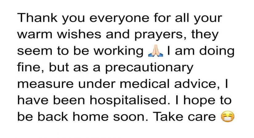 Akshay Kumar hospitalised due to Covid-19.(photo:Instagram)