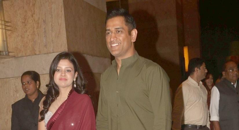 Mahendra Singh Dhoni and Sakshi Dhoni. (File Photo: IANS)