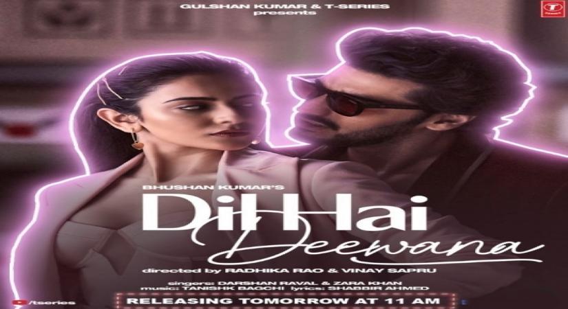 Arjun Kapoor, Rakul Preet Singh co-star in music video 'Dil hai deewana' (Credit : arjun kapoor/instagram)