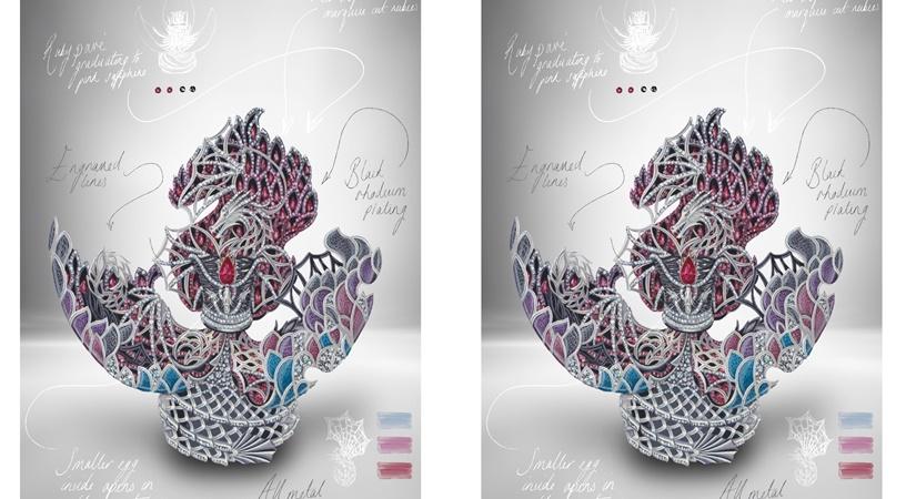 Fabergé x Game of Thrones Egg Open