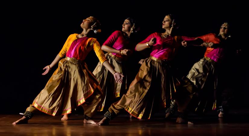 A dance performance choreographed by Geeta Chandran