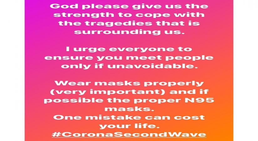 Shreya Ghoshal: I urge everyone to meet people only if unavoidable.(photo:Instagram)