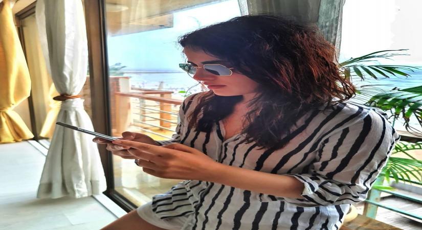 Radhika Madan gives the Maldives vibe