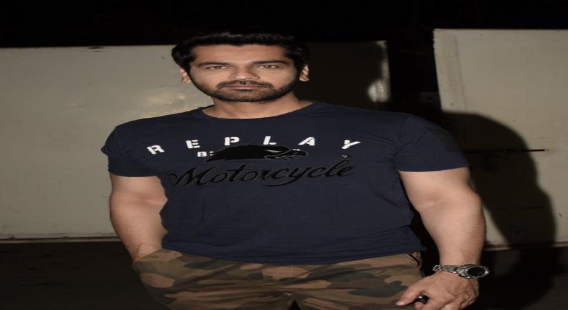 Mumbai: Actor Arjan Bajwa at the screening of an upcoming film "Mere Pyare Prime Minister" in Mumbai, on March 14, 2019. (Photo: IANS)