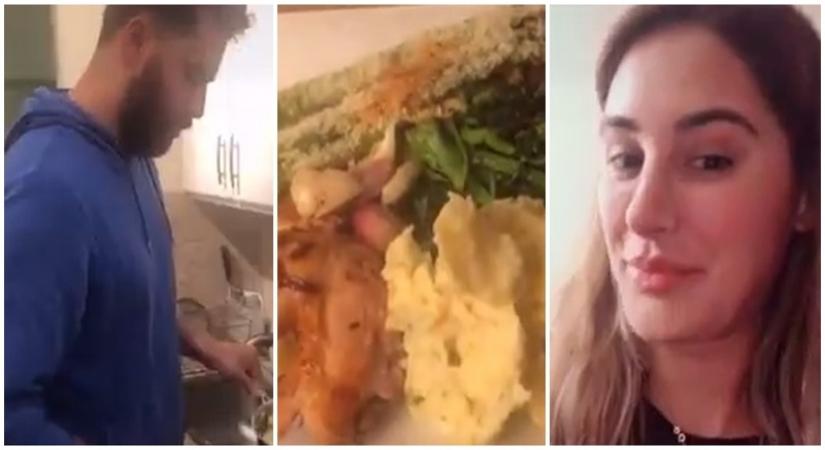 Nargis Fakhri's dinner date: When he loves to cook and you love to eat ( Credit : Nargis Fakhri/instagram)
