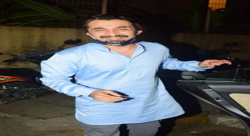Mumbai: Actor Siddhanth Kapoor at the engagement ceremony of his cousin Priyank Sharma, in Mumbai on Dec 23, 2020. (Photo: IANS)