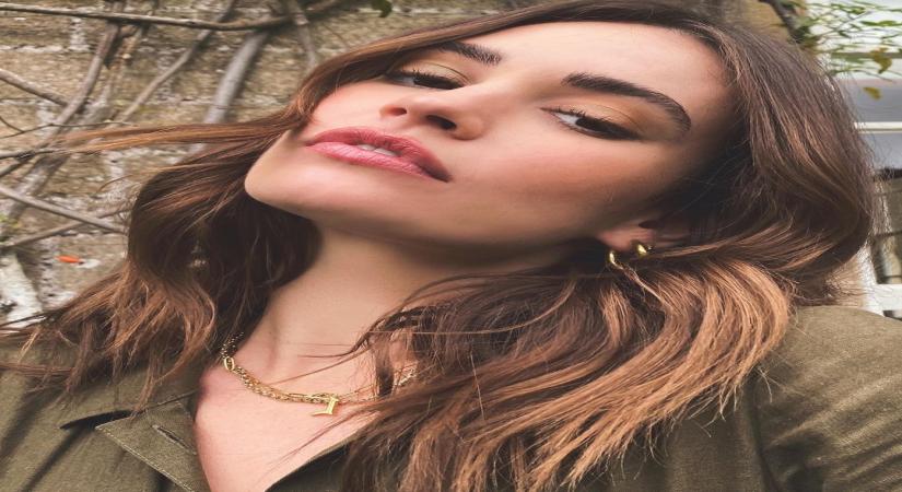 New pics show Lily James sporting fake bust to play Pamela Anderson in series