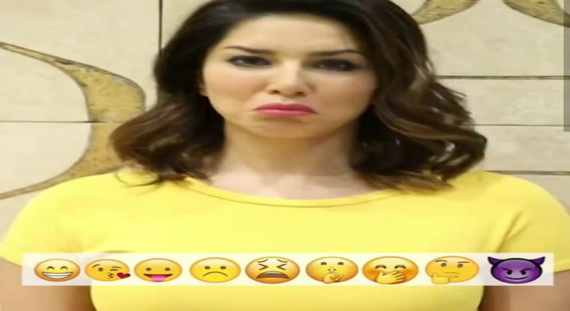 Sunny Leone acts out her favourite emojis (photo:Instagram)