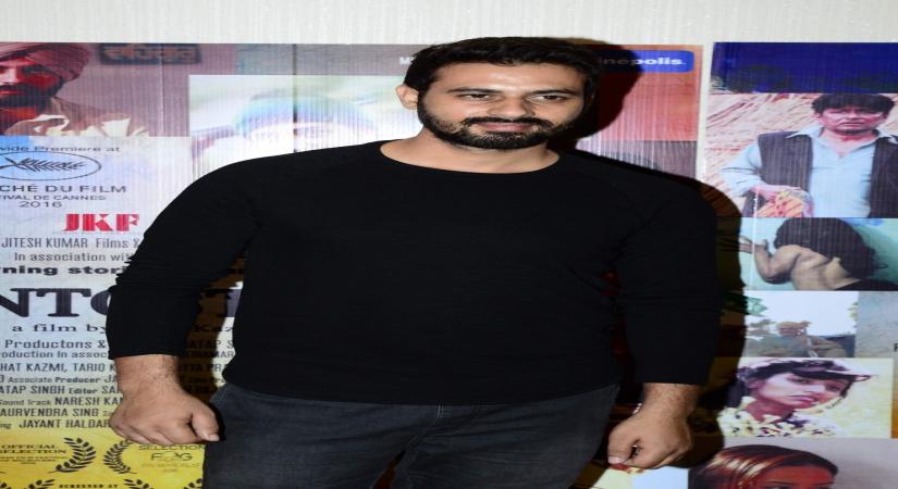 Mumbai:  Actor Shoib Nikash Shah during the trailer launch of film Mantostaan in Mumbai on April 15, 2017. (Photo: IANS)