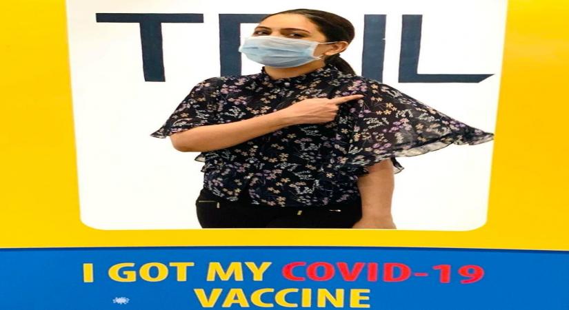 Harshdeep Kaur gets the jab, encourages lactating mothers