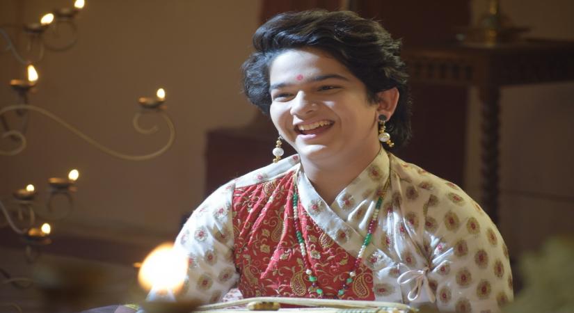 Child star Krish Chauhan learns to play mridangam for TV show
