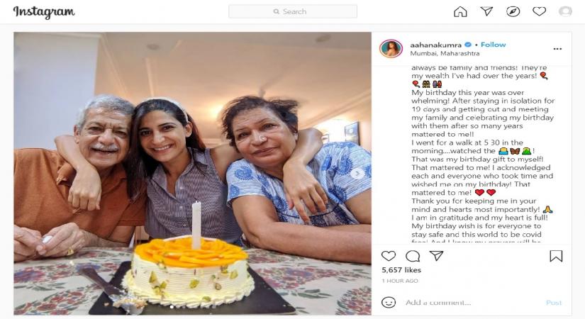 Aahana Kumra shares birthday pics