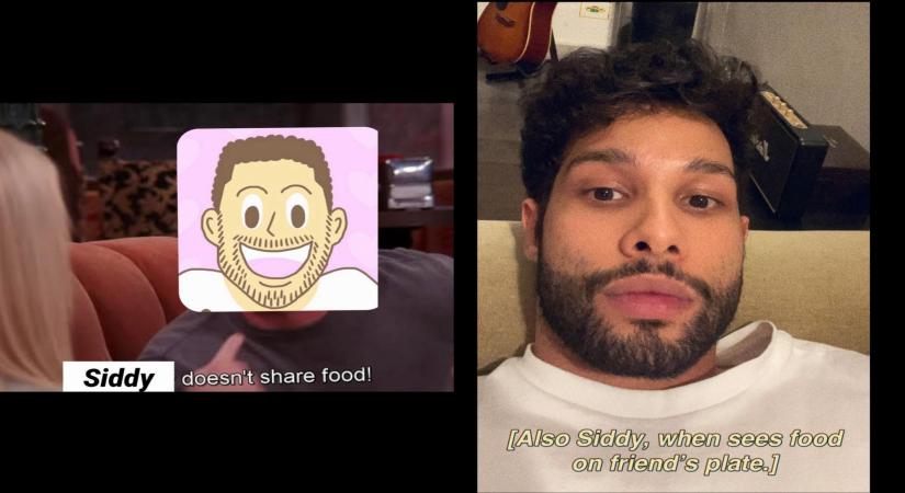 Siddhant Chaturvedi draws comparison with Joey Tribbiani.(photo:Instagram)