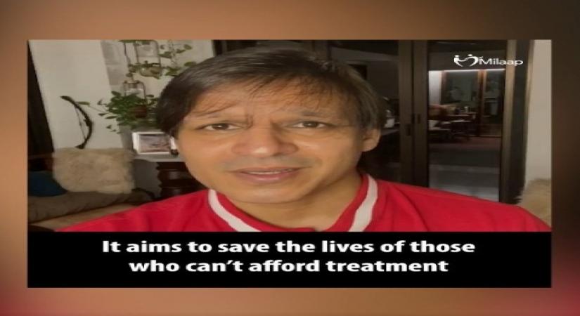 Vivek Oberoi starts fundraiser for over 3,000 underprivileged kids battling cancer.(photo:instagram)