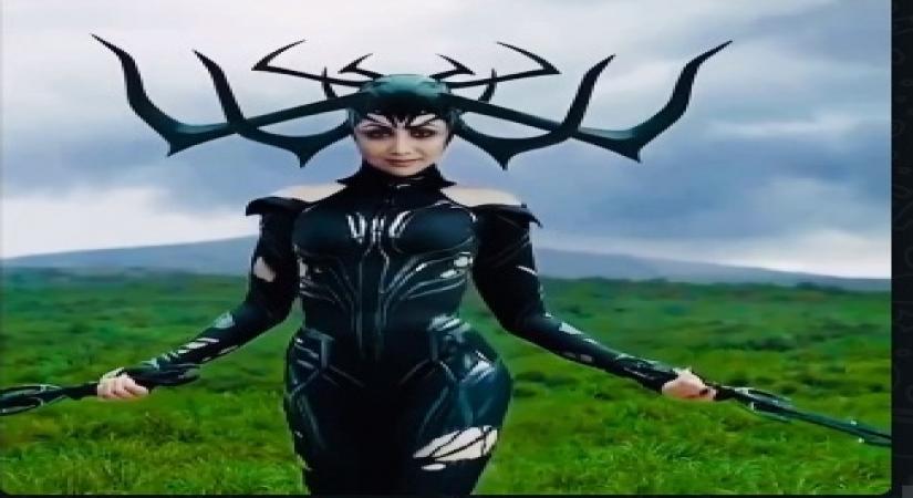 Shilpa Shetty's son imagines her as Hela from Thor: Ragnarok