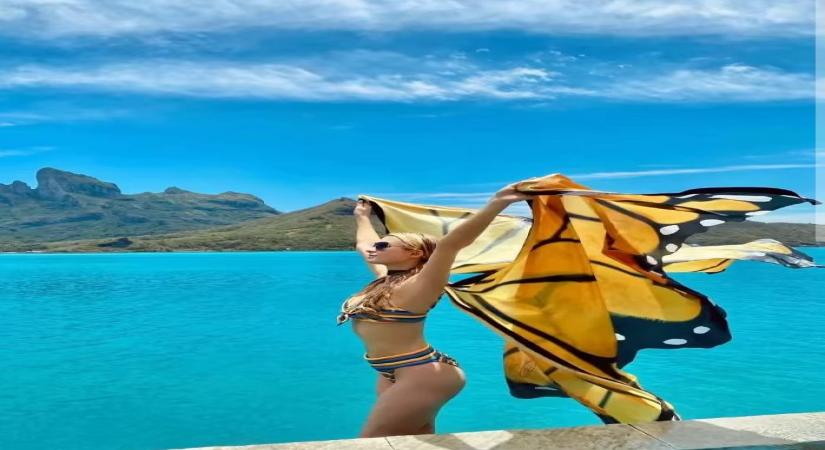 Paris Hilton channels her inner butterfly babe spirit  (Photo:Instagram)