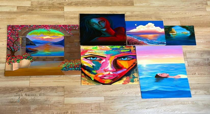 Janhvi Kapoor's painting skills reminds Dia Mirza of Sridevi (Photo:Instagram)