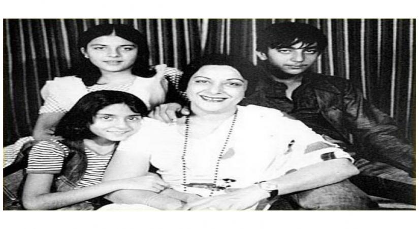 Sanjay Dutt shares throwback pictures on mother Nargis' birth anniversary.(photo:instagram)
