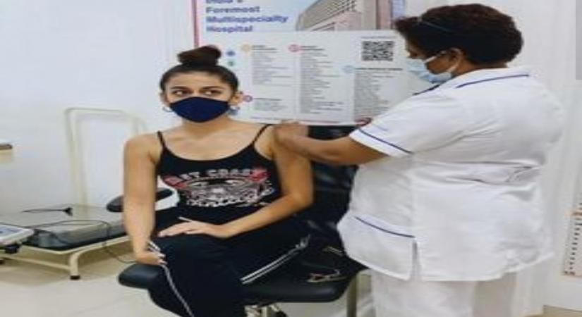 Alaya gets her first Covid jab: 'Wasn't bad at all!'(Photo:instagram)