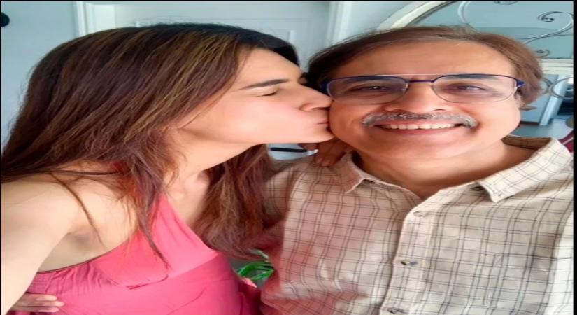 Kriti Sanon will always be Daddys little girl.
