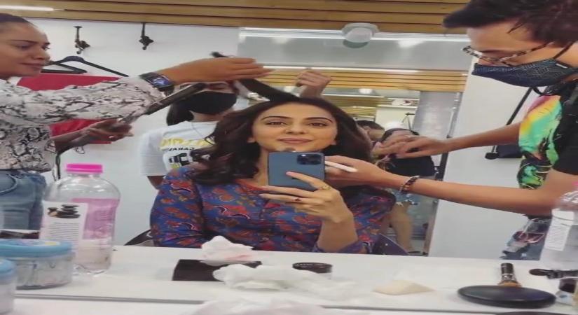 Rakul Preet Singh: Work mode is happy mode  (Photo:Instagram)