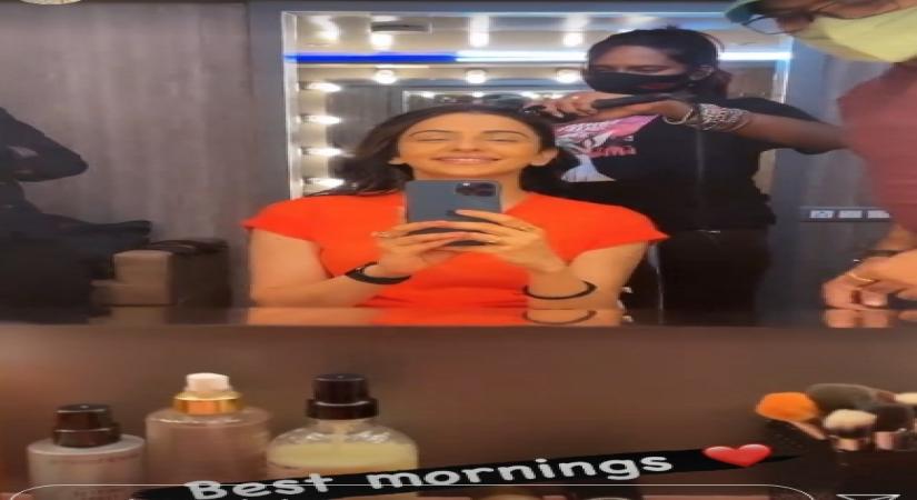 Rakul Preet Singh shares glimpse of her 'best mornings'.(photo:instagram)