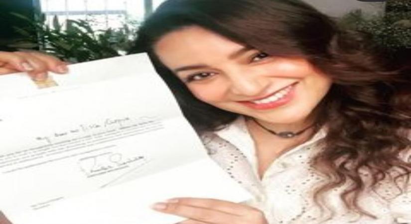 Big B sends letter of appreciation to Tisca Chopra for her book (Photo:Instagram)