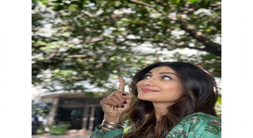 Shilpa Shetty: All of us being indoors helped ecosystem regain some balance.(photo:instagram)