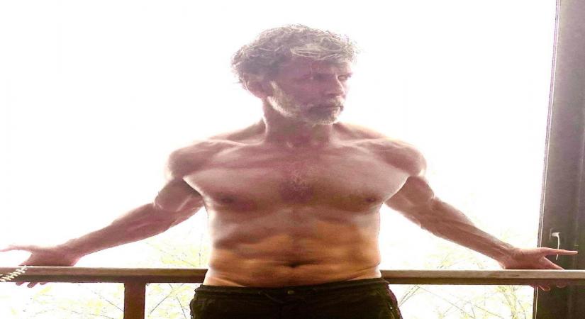 Super-fit Milind Soman flaunts shitless beef in new post