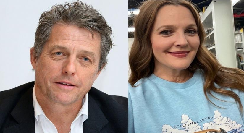Hugh Grant, Drew Barrymore on their surprise kiss years ago.(photo:instagram)