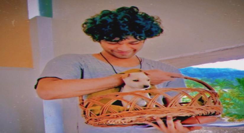 Babil Khan posts adorable pictures of his new pup.(photo:Instagram)