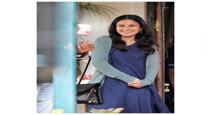 Rasika Dugal shares 'smiles and scowls of shootlife'.