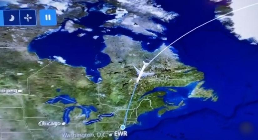 Anupam Kher announces 519th film while flying above the Atlantc.(photo:instagram)