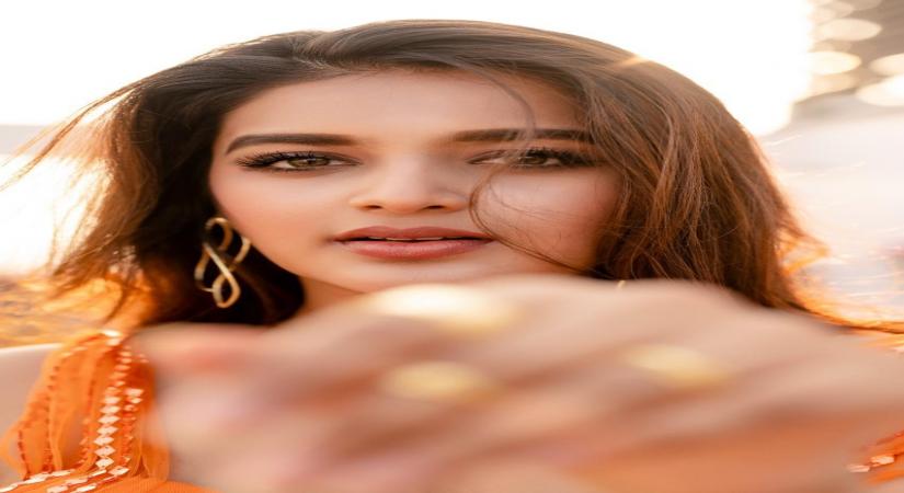 Hyderabad: Nidhhi Agerwal.(Photo: Ramana M/IANS)