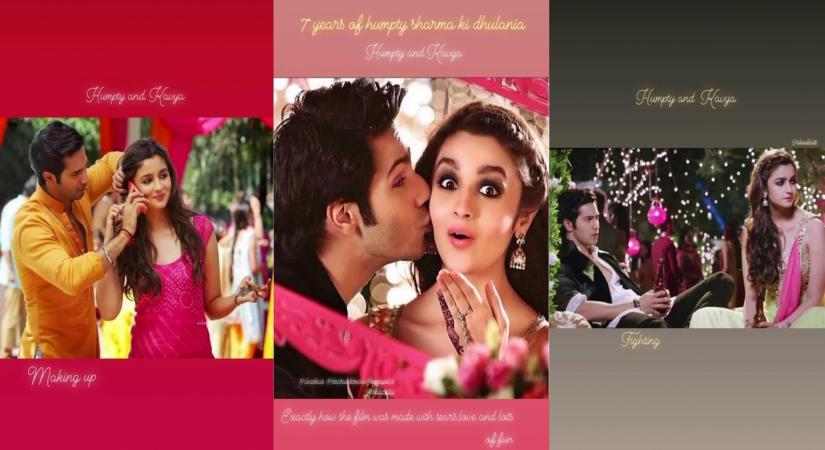 Varun Dhawan: 'Humpty Sharma Ki Dulhania' was made with tears, love, lots of fun.(photo:instagram)