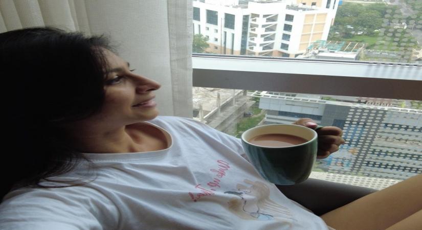 Tanisha Mukerji tea-time is always a good time(Photo:Instagram)