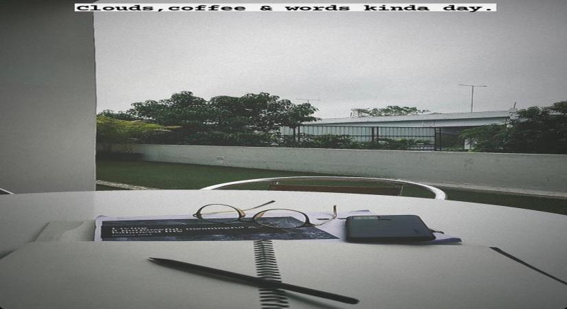Allu Sirish is having 'clouds, coffee, words kind of day'
