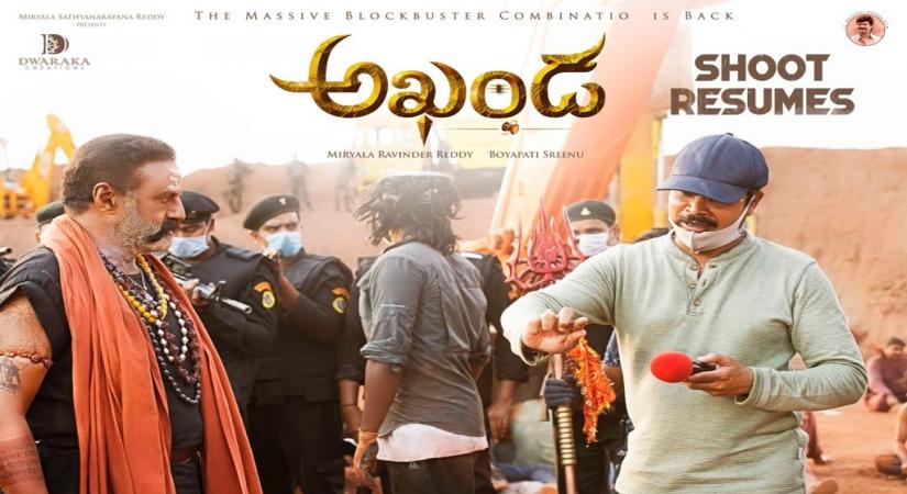 Last schedule of Balakrishna's 'Akhanda' begins