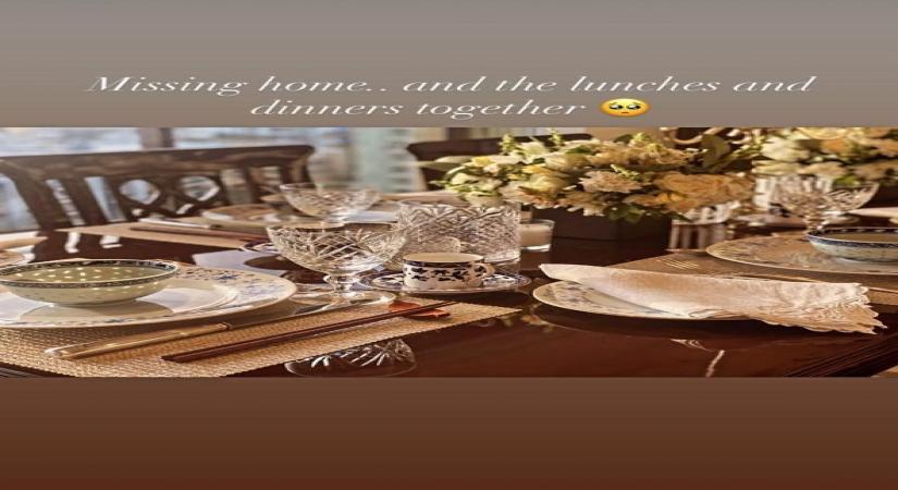 Tara Sutaria is 'missing home'.