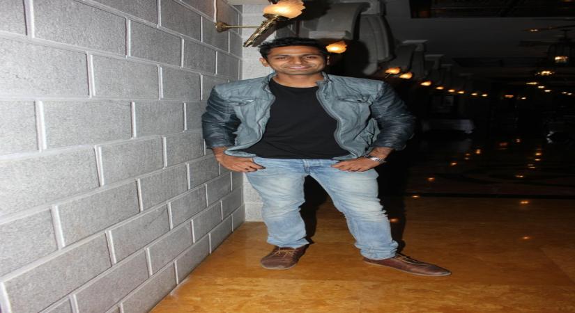 Mumbai: Marathi actor Vaibhav Tatwawadi, during the music launch of Marathi film Coffee Ani Barach Kahi in Mumbai, on March 10, 2015. (Photo: IANS)